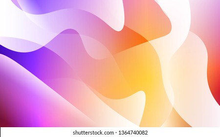 Modern Background With Wave Gradient Shape. For Your Design Wallpapers Presentation. Vector Illustration with Color Gradient