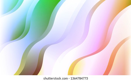 Modern Background With Wave Gradient Shape. For Your Design Wallpapers Presentation. Vector Illustration with Color Gradient