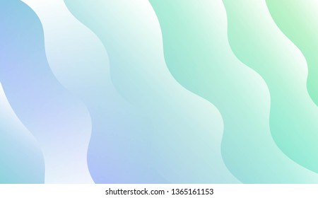 Modern Background With Wave Gradient Shape. For Your Design Wallpapers Presentation. Vector Illustration with Color Gradient
