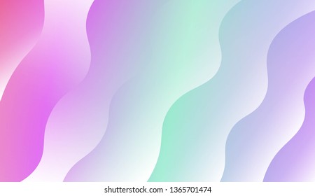 Modern Background With Wave Gradient Shape. For Your Design Wallpapers Presentation. Vector Illustration with Color Gradient