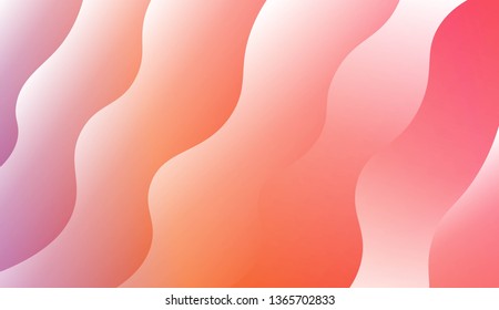 Modern Background With Wave Gradient Shape. For Your Design Wallpapers Presentation. Vector Illustration with Color Gradient