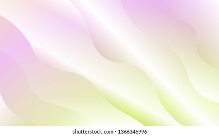 Modern Background With Wave Gradient Shape. For Your Design Wallpapers Presentation. Vector Illustration with Color Gradient