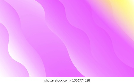 Modern Background With Wave Gradient Shape. For Your Design Wallpapers Presentation. Vector Illustration with Color Gradient