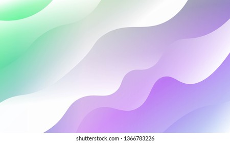 Modern Background With Wave Gradient Shape. For Your Design Wallpapers Presentation. Vector Illustration with Color Gradient