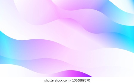 Modern Background With Wave Gradient Shape. For Your Design Wallpapers Presentation. Vector Illustration with Color Gradient