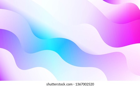 Modern Background With Wave Gradient Shape. For Your Design Wallpapers Presentation. Vector Illustration with Color Gradient