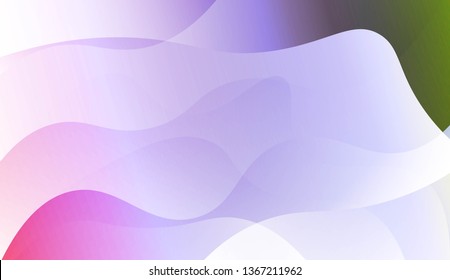 Modern Background With Wave Gradient Shape. For Your Design Wallpapers Presentation. Vector Illustration with Color Gradient