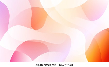 Modern Background With Wave Gradient Shape. For Your Design Wallpapers Presentation. Vector Illustration with Color Gradient