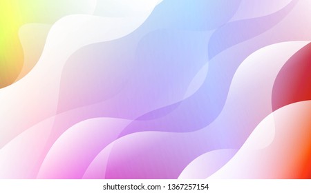 Modern Background With Wave Gradient Shape. For Your Design Wallpapers Presentation. Vector Illustration with Color Gradient