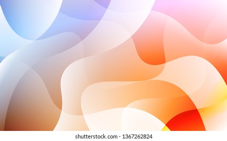 Modern Background With Wave Gradient Shape. For Your Design Wallpapers Presentation. Vector Illustration with Color Gradient