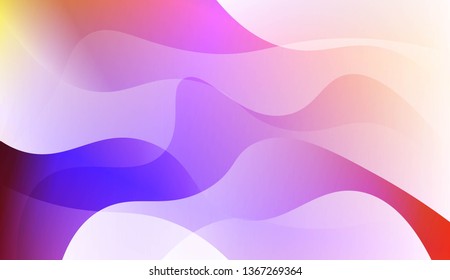 Modern Background With Wave Gradient Shape. For Your Design Wallpapers Presentation. Vector Illustration with Color Gradient