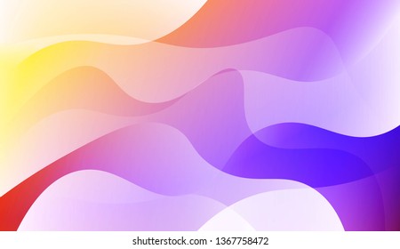 Modern Background With Wave Gradient Shape. For Your Design Wallpapers Presentation. Vector Illustration with Color Gradient