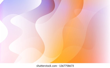 Modern Background With Wave Gradient Shape. For Your Design Wallpapers Presentation. Vector Illustration with Color Gradient