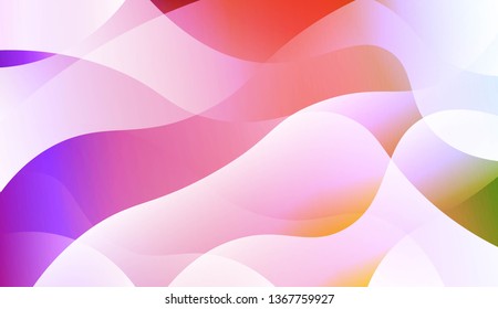 Modern Background With Wave Gradient Shape. For Your Design Wallpapers Presentation. Vector Illustration with Color Gradient