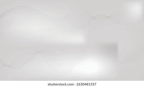 Modern background with wave lines. Digital future technology 