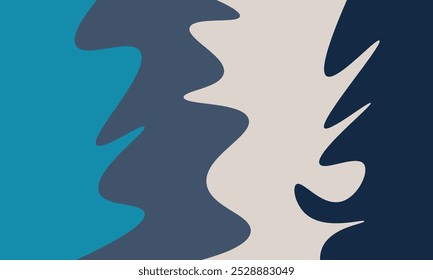 Modern background with wave shapes and a gradient of four colors, perfect for presentations, wallpapers, brochures, posters, or stylish home decor