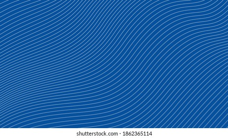 Moderner Hintergrund von Wellen vieler Oberflächen. Vektorgrafik. Ausgerendert von 3d