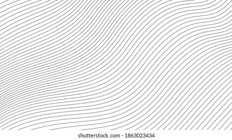 Modern background of waves of many surfaces. Vector illustration. Rendered of 3d
