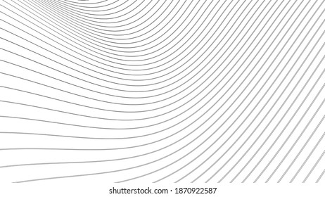 Modern background of waves of many surfaces. Vector illustration. Rendered of 3d