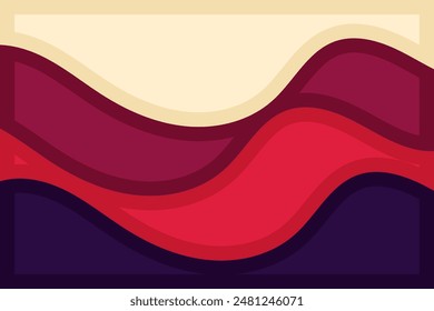 modern background with waving line outline