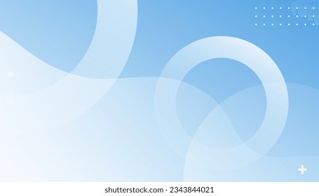 moderner Hintergrund mit weißem hellblauem Hintergrund. Vektordesign-Konzept. Dekoratives Weblayout oder Plakat, Banner