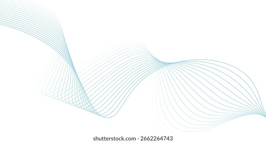 Fondo moderno con rayas azules claras blancas. Elementos de línea. Vector EPS 10