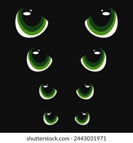 Modern background with wild animal Eyes. Avant-garde art. Vector illustration can used interior painting card cover. EPS 10