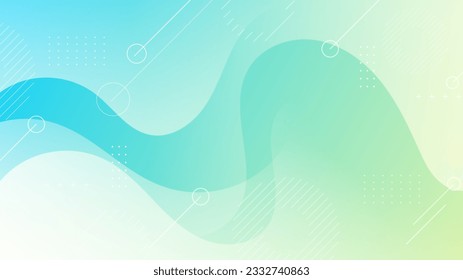 Modern background.full color. blue and yellow gradation. geometric wave. eps 10