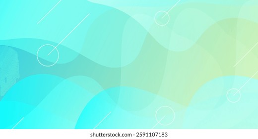 Modern background.full color. blue and yellow gradation. geometric wave. modern vector eps 10