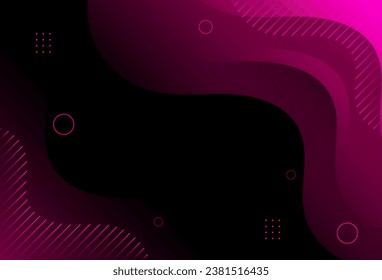 Fondo moderno.gradación rosa y negra. resumen de onda 