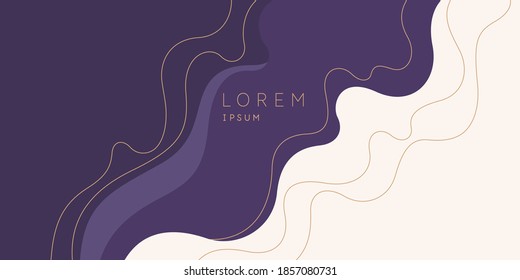 Modern backgrounds with abstract elements and dynamic shapes. Compositions of colored spots. Vector illustration. Template for design and creative ideas.