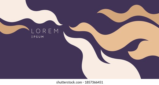 Modern backgrounds with abstract elements and dynamic shapes. Compositions of colored spots. Vector illustration. Template for design and creative ideas.