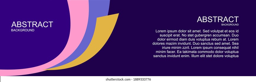 Modern backgrounds with abstract elements and dynamic shapes. Compositions of colored spots. Template for design and creative ideas.vector