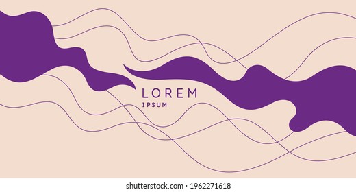 Modern backgrounds with abstract elements and dynamic shapes. Compositions of colored spots. Vector illustration. Template for design and creative ideas.