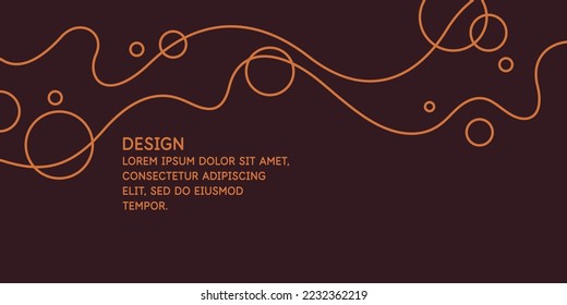 Modern backgrounds with abstract elements and dynamic shapes. Compositions of geometric shapes. Vector illustration.