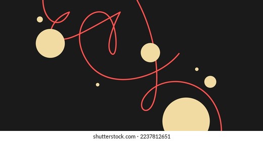 Modern backgrounds with abstract elements and dynamic shapes. Compositions of geometric shapes. Vector illustration.