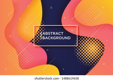 Modern backgrounds. Fluid gradient shapes composition.