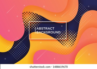 Modern backgrounds. Fluid gradient shapes composition.