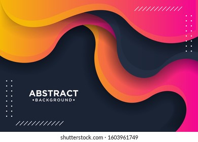 Modern backgrounds. Fluid gradient shapes composition.