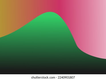 moderne Hintergründe wie Berge und roter Himmel