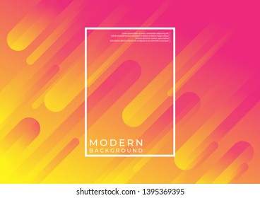 Modern backgrounds with trendy color. Dynamic shapes composition
