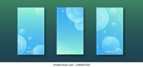 Modern background.template story,abstract frames, geometric ,full of colors,bright blue,gradations, business, etc, eps 10