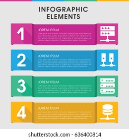 Modern backup infographic template. infographic design with backup icons includes . can be used for presentation, diagram, annual report, web design.