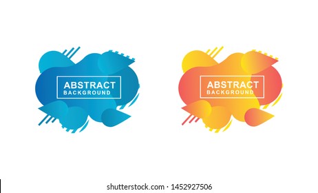 Modern badge template with beautiful gradient colour