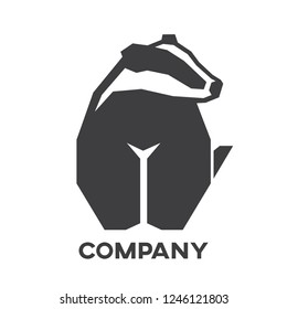 Modern Badger Logo