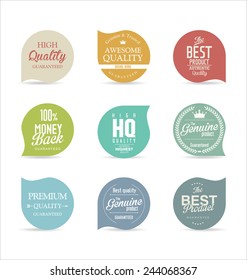 Modern badges