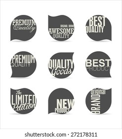 Modern badges collection