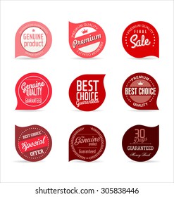 Modern badges collection