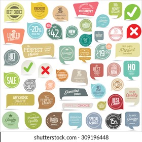 Modern badges collection