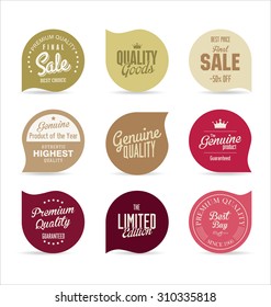 Modern badges collection